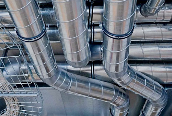 Нанесение огнезащиты на воздуховоды | Какова роль огнезащиты для ...