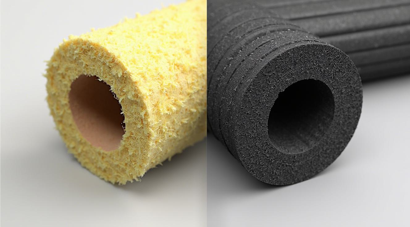 Минераловатные цилиндры vs Вспененный каучук (K-Flex): подробное сравнение, точка росы и где что применять