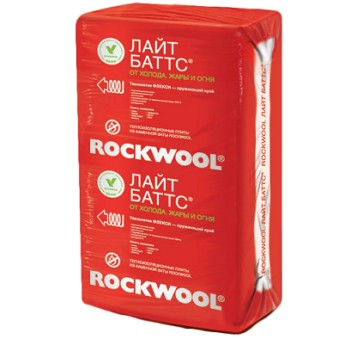 Базальтовые плиты 100 Rockwool Лайт Баттс 1000х600х100 мм 5 плит в упаковке