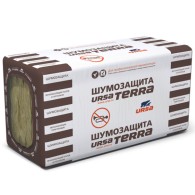 Утеплитель Ursa Terra 34 PN Шумозащита 1250х610х50 мм 10 плит в упаковке